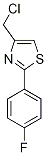 4-(chloromethyl)-2-(4-fluorophenyl)-1,3-thiazole(SALTDATA: FREE) CAS#: 113264-13-4