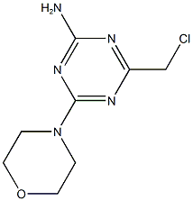 4-(chloromethyl)-6-(4-morpholinyl)-1,3,5-triazin-2-amine CAS#: 21868-41-7