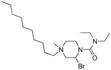 4-decyl-N,N-diethyl-4-methyl-2,3,5,6-tetrahydropyrazine-1-carboxamide bromide CAS#: 111562-06-2