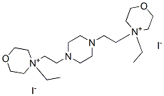 4-ethyl-4-[2-[4-[2-(4-ethyl-1-oxa-4-azoniacyclohex-4-yl)ethyl]piperazi n-1-yl]ethyl]-1-oxa-4-azoniacyclohexane diiodide CAS#: 111530-29-1
