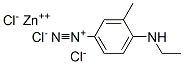 4-ethylamino-3-methyl-benzenediazonium, zinc(+2) cation, trichloride CAS#: 17409-50-6