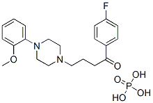 4'-fluoro-4-[4-(o-methoxyphenyl)piperazin-1-yl]butyrophenone dihydrogen phosphate CAS#: 1057-86-9