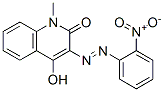 4-hydroxy-1-methyl-3-[(2-nitrophenyl)azo]-2-quinolone CAS#: 10114-48-4