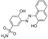 4-hydroxy-3-[(2-hydroxy-1-naphthyl)azo]benzenesulphonamide CAS#: 16432-45-4