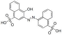 4-hydroxy-3-[(4-sulpho-1-naphthyl)azo]naphthalene-1-sulphonic acid CAS#: 13613-55-3