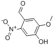 4-hydroxy-5-methoxy-2-nitrobenzaldehyde CAS#: 2454-72-0