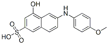 4-hydroxy-6-(4-methoxyphenylamino)naphthalene-2-sulfonicacid CAS#: 201235-52-1