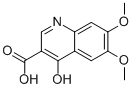 4-hydroxy-6,7-dimethoxyquinoline-3-carboxylic acid CAS#: 26893-22-1