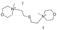 4-methyl-4-[2-[2-(4-methyl-1-oxa-4-azoniacyclohex-4-yl)ethylsulfanyl]e thyl]-1-oxa-4-azoniacyclohexane diiodide CAS#: 109043-42-7