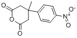 4-methyl-4-(4-nitrophenyl)-dihydro-3H-pyran-2,6-dione CAS#: 19244-22-5