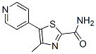 4-methyl-5-(4-pyridinyl)thiazole-2-carboxamide CAS#: 106853-15-0