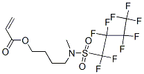 4-[methyl[(nonafluorobutyl)sulphonyl]amino]butyl acrylate CAS#: 1492-87-1