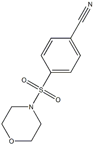 4-(morpholinosulfonyl)benzonitrile CAS#: 10254-89-4
