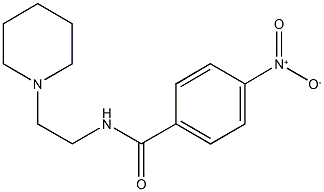 4-nitro-N-(2-piperidinoethyl)benzenecarboxamide CAS#: 1664-31-9