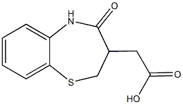 (4-oxo-2,3,4,5-tetrahydro-1,5-benzothiazepin-3-yl)acetic acid CAS#: 17547-79-4