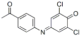 4-[(p-Acetylphenyl)imino]-2,6-dichloro-2,5-cyclohexadien-1-one CAS#: 101564-11-8