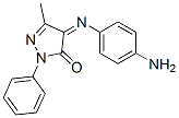 4-[(p-Aminophenyl)imino]-3-methyl-1-phenyl-2-pyrazolin-5-one CAS#: 13617-67-9