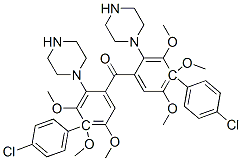 4-(p-Chlorophenyl)-1-piperazinyl(3,4,5-trimethoxyphenyl) ketone CAS#: 17766-66-4