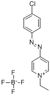 4-((p-Chlorophenyl)azo)-1-ethyl-pyridiniumtetrafluoroborate CAS#: 16600-20-7