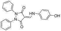 4-[(p-Hydroxyphenylamino)methylene]-1,2-diphenyl-3,5-pyrazolidinedione CAS#: 24665-77-8