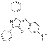 4-[[p-(Methylamino)phenyl]imino]-1,3-diphenyl-2-pyrazolin-5-one CAS#: 13617-71-5
