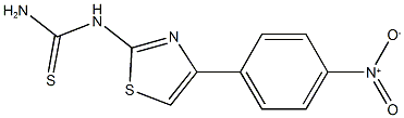 [4-(p-Nitrophenyl)-2-thiazolyl]thiourea CAS#: 14015-63-5