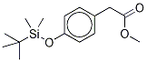4-tert-ButyldiMethylsilyloxybenzeneacetic Acid Methyl Ester CAS#: 105460-59-1
