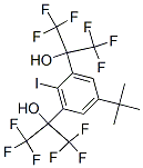 4-tert-butyl-2,6-bis(1-hydroxy-1-(trifluoromethyl)-2,2,2-trifluoroethyl)iodobenzene CAS#: 101697-28-3