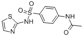 4'-(thiazol-2-ylsulphamoyl)acetanilide CAS#: 127-76-4