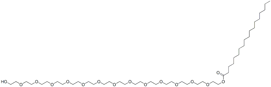 41-hydroxy-3,6,9,12,15,18,21,24,27,30,33,36,39-tridecaoxahentetracontyl stearate CAS#: 10289-94-8