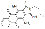 4,11-diamino-2,3-dihydro-3-imino-2-(3-methoxypropyl)-1H-naphth[2,3-f]isoindole-1,5,10-trione CAS#: 13418-49-0