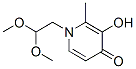4(1H)-Pyridinone, 1-(2,2-dimethoxyethyl)-3-hydroxy-2-methyl- (9CI) CAS#: 213026-86-9