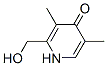 4(1H)-Pyridinone, 2-(hydroxymethyl)-3,5-dimethyl- (9CI) CAS#: 220757-73-3