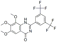 4(1H)-Quinazolinone,  2-[3,5-bis(trifluoromethyl)phenyl]-6,7,8-trimethoxy-  (9CI) CAS#: 228119-09-3