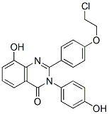 4(3H)-Quinazolinone,  2-[4-(2-chloroethoxy)phenyl]-8-hydroxy-3-(4-hydroxyphenyl)- CAS#: 242478-06-4