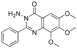 4(3H)-Quinazolinone, 3-amino-6,7,8-trimethoxy-2-phenyl- CAS#: 108014-52-4
