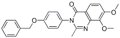 4(3H)-Quinazolinone,  7,8-dimethoxy-2-methyl-3-[4-(phenylmethoxy)phenyl]- CAS#: 214846-04-5