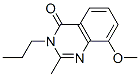 4(3H)-Quinazolinone, 8-methoxy-2-methyl-3-propyl- CAS#: 100615-75-6