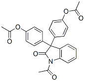 4,4'-(1-acetyl-2-oxoindolin-3-ylidene)diphenyl di(acetate) CAS#: 18869-73-3