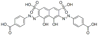4,4'-[(1,8-Dihydroxy-3,6-disulfo-2,7-naphthalenediyl)bis(azo)]bisbenzoic acid CAS#: 24430-55-5