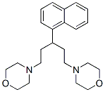 4,4'-[3-(1-Naphtyl)-1,5-pentanediyl]dimorpholine CAS#: 13071-27-7