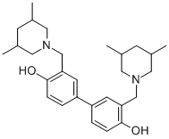 4,4'-Biphenyldiol, 3,3'-bis((3,5-dimethylpiperidino)methyl)- CAS#: 106609-42-1