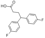 4,4-Bis(4-fluorophenyl)butyric acid CAS#: 20662-52-6