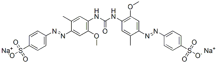 4,4'-[Carbonylbis[imino(5-methoxy-2-methyl-4,1-phenylene)azo]]bis(benzenesulfonic acid)disodium salt CAS#: 10114-63-3