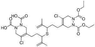 4,4'-[Thiobis(3-isopropenyltrimethylene)]bis(5-chloro-3,6-dihydro-1,2-pyridazinedicarboxylic acid diethyl) ester CAS#: 27959-98-4