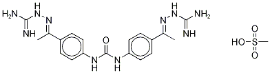 4,4'-diacetyldiphenylureabis(guanylhydrazone)ditosylate CAS#: 15427-93-7
