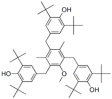 4,4',4''-[(2-methoxy-4,6-dimethylbenzene-1,3,5-triyl)tris(methylene)]tris[2,6-di-tert-butylphenol] CAS#: 24564-79-2