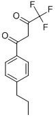 4,4,4-trifluoro-1-(4-propylphenyl)butane-1,3-dione CAS#: 111102-83-1