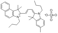 4,5-BENZO-1,1'-DIBUTYL-3,3,3',3',5'-PENTAMETHYLINDACARBOCYANINE PERCHLORATE CAS#: 215370-93-7