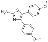 4,5-BIS-(4-METHOXY-PHENYL)-THIAZOL-2-YLAMINE CAS#: 24827-38-1